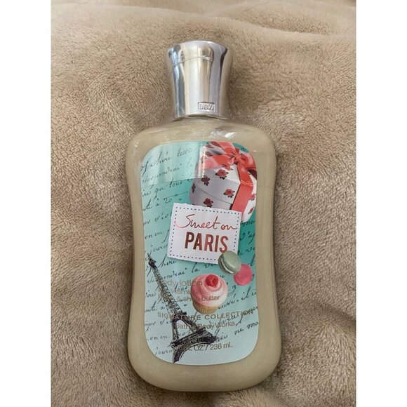 NEW Bath & Body Works Sweet On Paris Shea Enriched Signature Lotion 8 oz - Picture 1 of 5